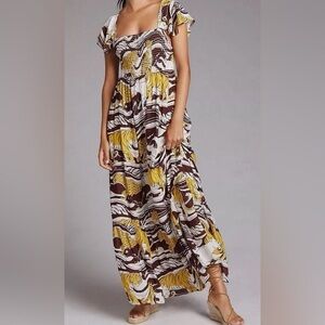 Maxi Dress Tiger Print